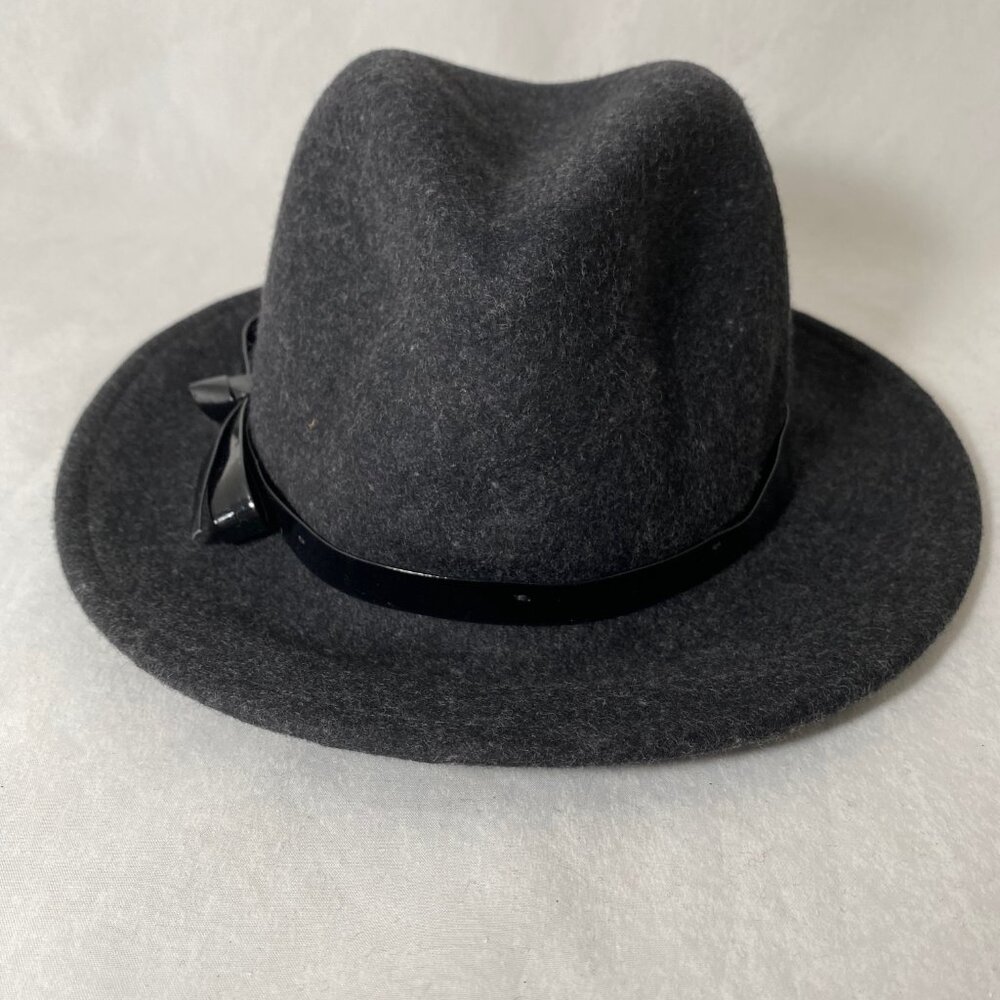 Scala Classic Pinch Front Fedora 100% Wool Hat